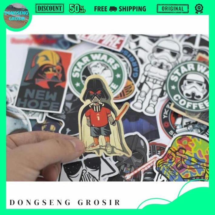 

STIKER ORIGINAL STAR WARS 25 PCS DONSENG GROSIR PRODUK TERBAIK !!