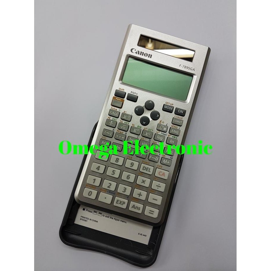 

BEBAS ONGKIR - Canon F-789SGA Scientific Calculator Kalkulator Ilmiah Sekolah Kuliah