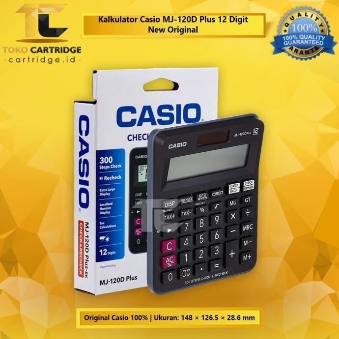 

TERMURAH - Kalkulator Casio DH 14 16 DJ 220D 120D 240D MJ 120D 100D Calculator