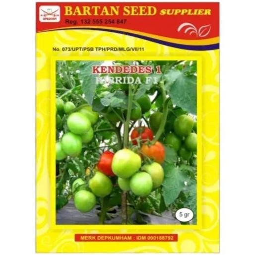 Kendedes Dt 10 Gr Benih Tomat Hibrida F-1 Produk Original Pabrik