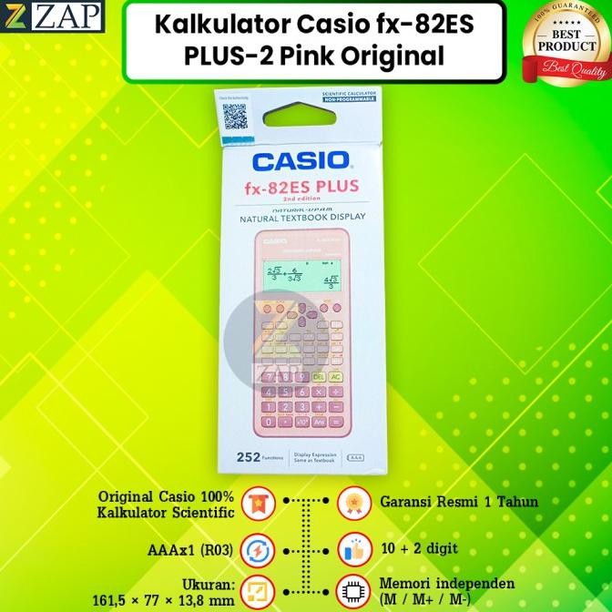 

TERLARIS - Kalkulator Casio fx 82ES PLUS-2 Calculator Scientific New Original