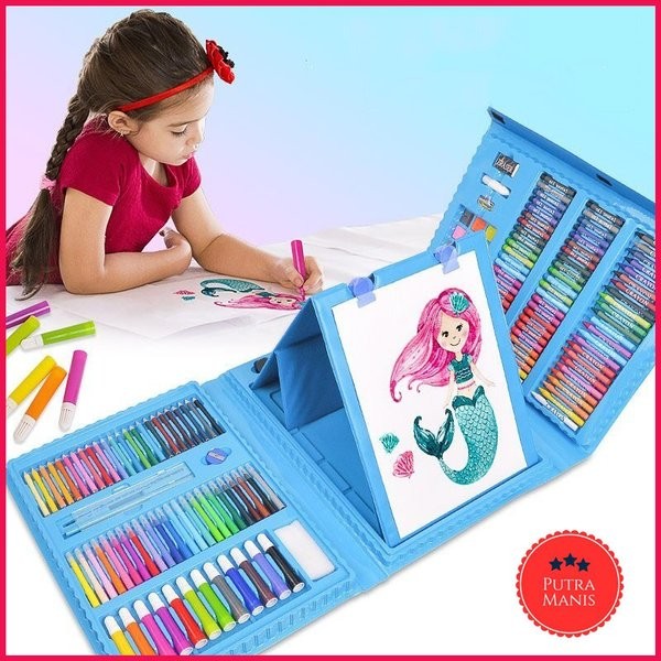 

Terlaris Krayon Besar Super Mega Art Set Alat Gambar Tulis Anak Crayon Pensil Warna 208 Pcs Kerayon