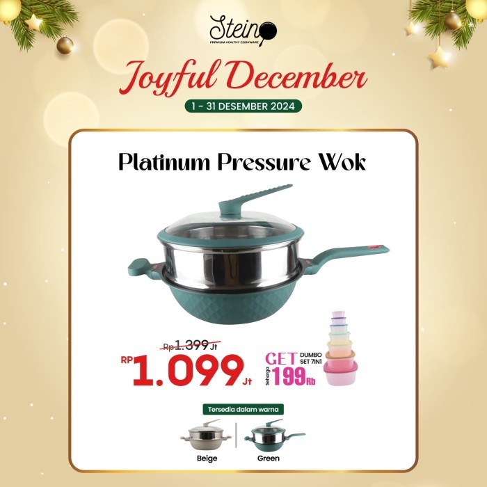 TERBARU Steincookware Stein Pressure Cooker 32 cm