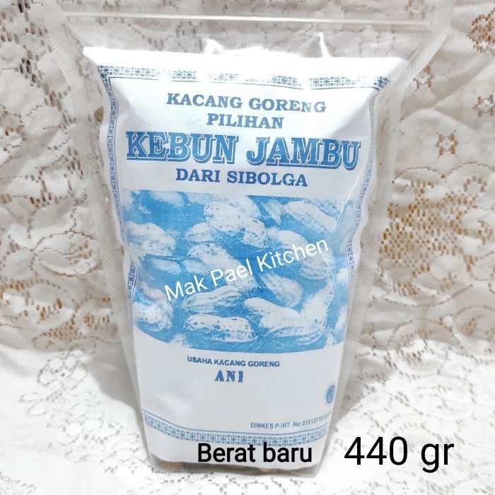 

Kacang (tanah) Goreng Kulit "Kebun Jambu" SIBOLGA 500 gr BISA FAKTUR