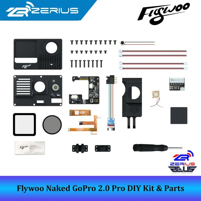 TERBARU FLYWOO Naked GoPro 2.0 Pro DIY Kit and Parts BISA GRAB