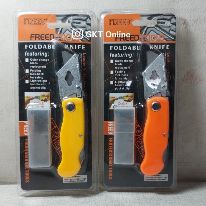 

Pisau Cutter Lipat / Foldable Knife / Folding Knife Freed / Pisau Mini OBRAL Kode 373