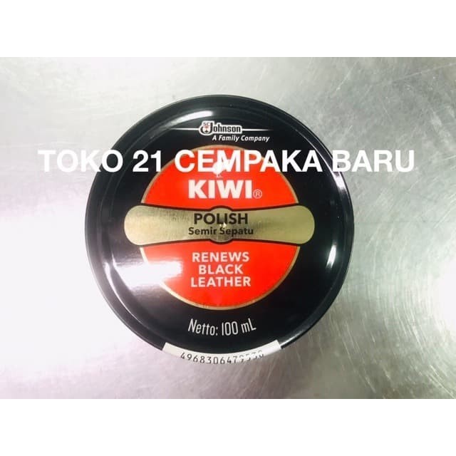 TERBARU Kiwi Polish Renews BLACK Leather 100 ml Semir Sepatu Kiwi Hitam 100ml BISA GOSEND