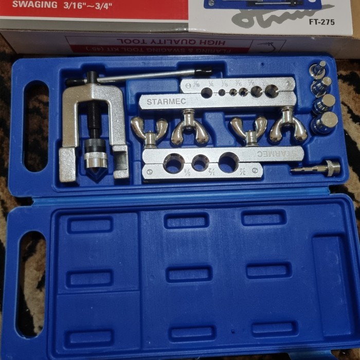 TERBARU FLARING & SWAGING TOOL KIT (45) Merk Starmec FT-275 / FLARING SET