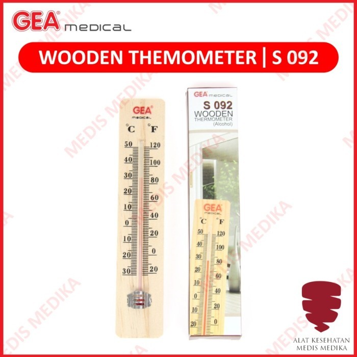 Thermometer Ruang Kayu Termometer Ruangan Thermo Dinding Suhu Ruangan Wooden