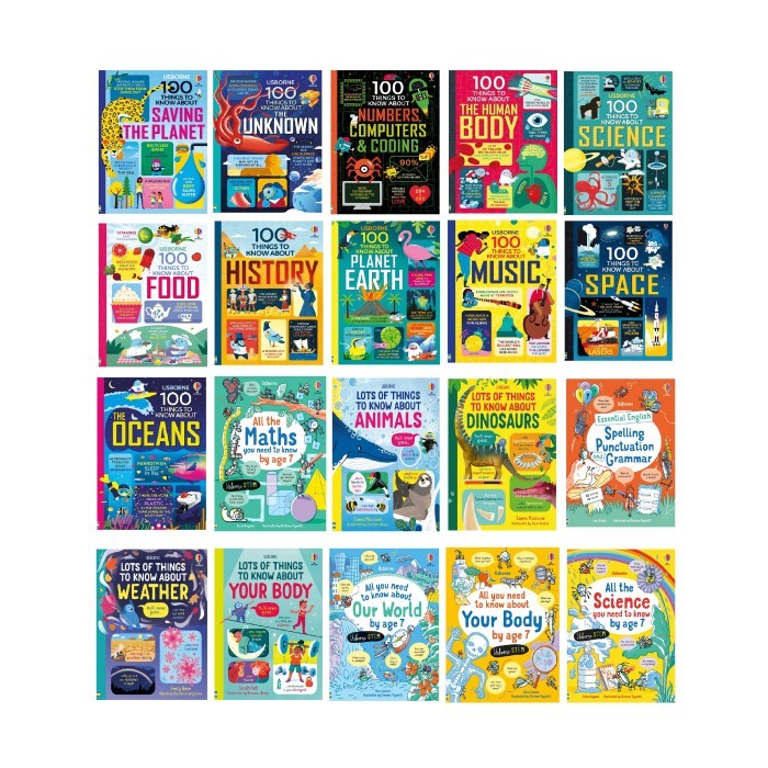 

Usborne 100 Things To Know About and Books for Beginners Discoveries
