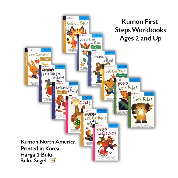 

Buku Kumon First Steps Workbooks Ages 2 And Up