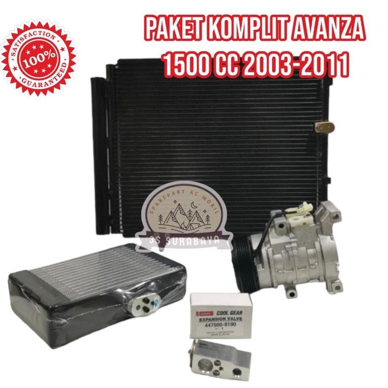 Paket Komplit Avanza Xenia Unit Set 2003 - 2011 1000 CC 1300CC 1500CC Lengkap Ac Mobil
