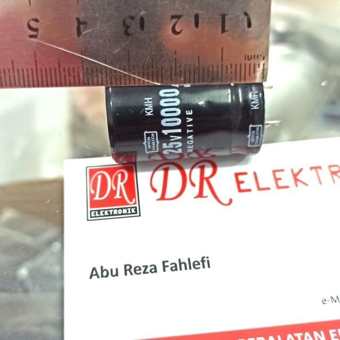 Elco Kapasitor Capasitor nippon Chemicon 10000uf 10000 uf 25v 25 volt Import Premium
