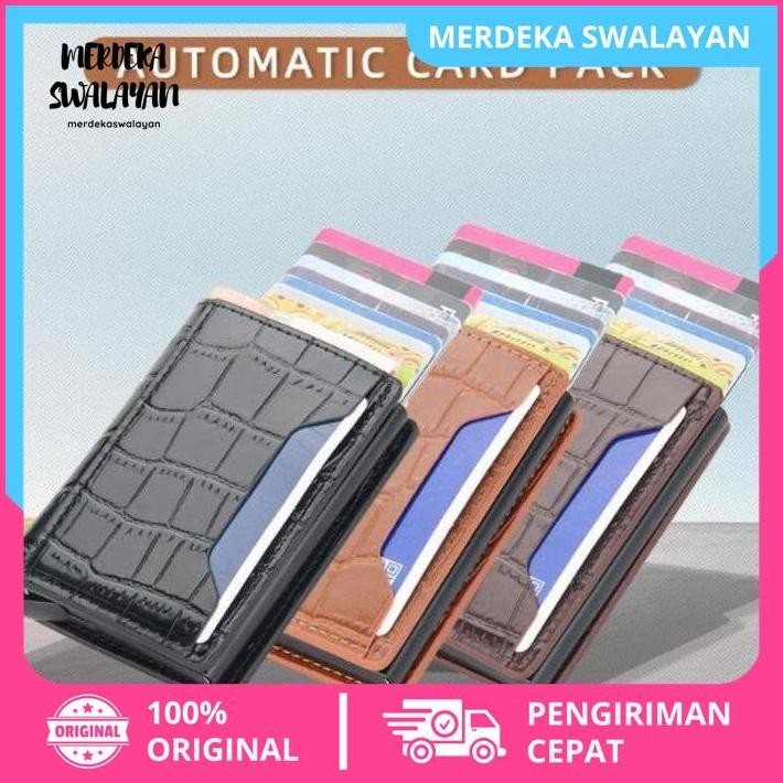 

BAELLERRY RFID ANTI THEFT CARD DOMPET KARTU WALLET KULIT IMPORT BLY TERLARIS BY MERDEKA SWALAYAN !!