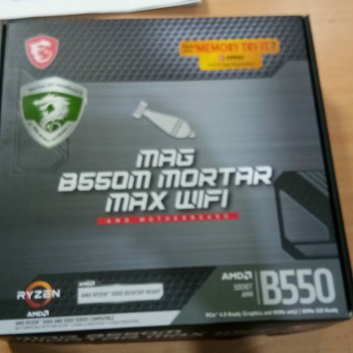BISA GOSEND MOTHERBOARD MSI B550M MORTAR MAX WIFI
