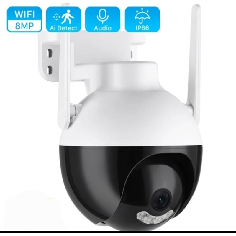 cctv outdoor PTZ jarak jauh lewat hp wifi 360 derajat / smart cctv ip camera cctv tanpa kabel tanpa