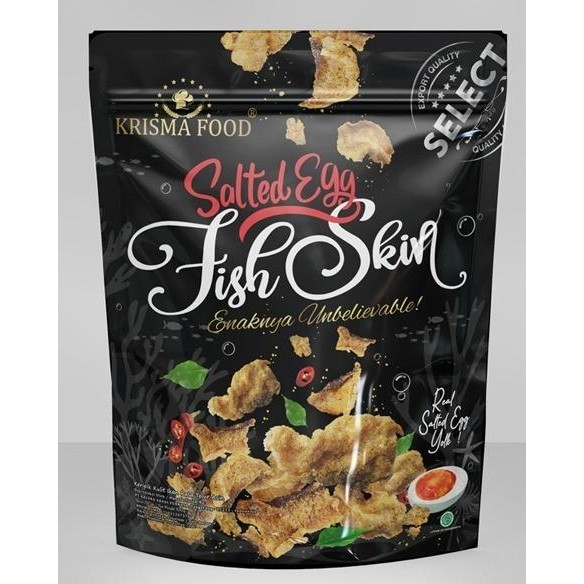

READY STOCK KRISMA SALTED EGG FISH SKIN 100 GR !!!!!