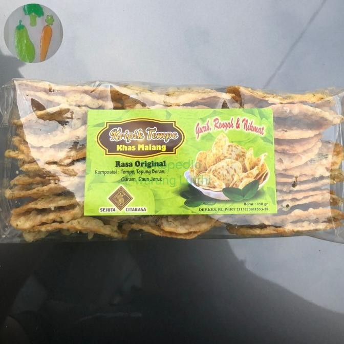 

NEW PRODUK KERIPIK TEMPE KHAS MALANG 150GR !!!!!