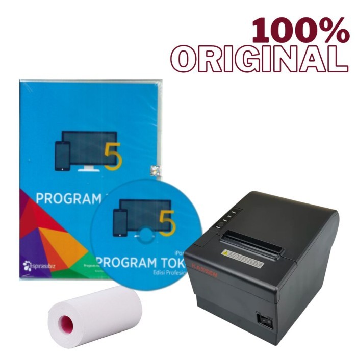 TERBARU Paket Ipos 5 Profesional Kasir Free Mini Printer 80mm dan Kertas Roll BISA GOSEND