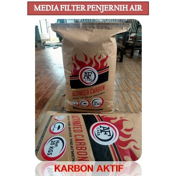 Karbon Aktif Filter Air Arang Batok Kelapa 20kg GOJEK GRAB INSTAN SALE Kode 1452