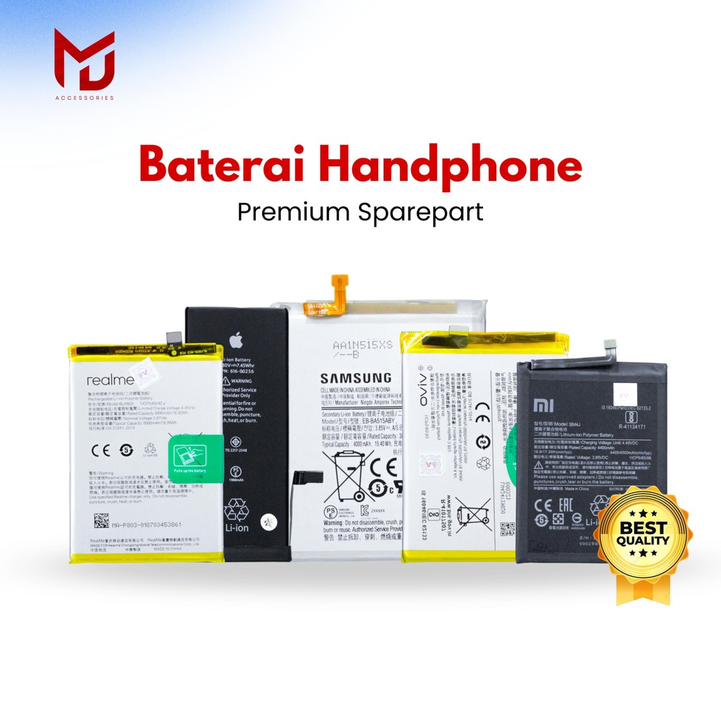 Mang Jani Acc - Baterai Redmi Note 4X BM47 4100mAh Premium Quality Battery Li-Ion High Quality Batre