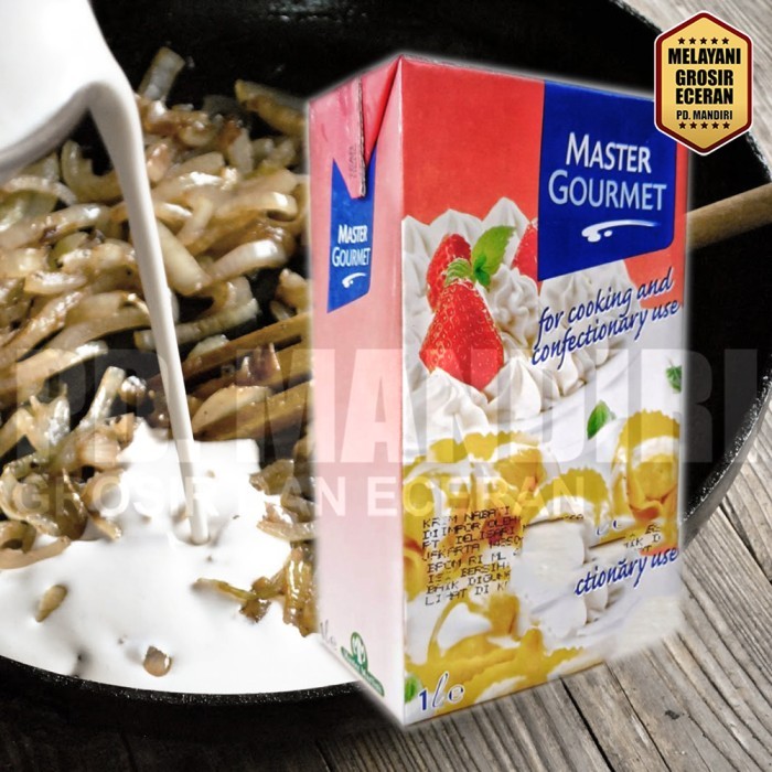 

TERBARU MASTER GOURMET COOKING CREAM NON DAIRY 1 L Kode 836