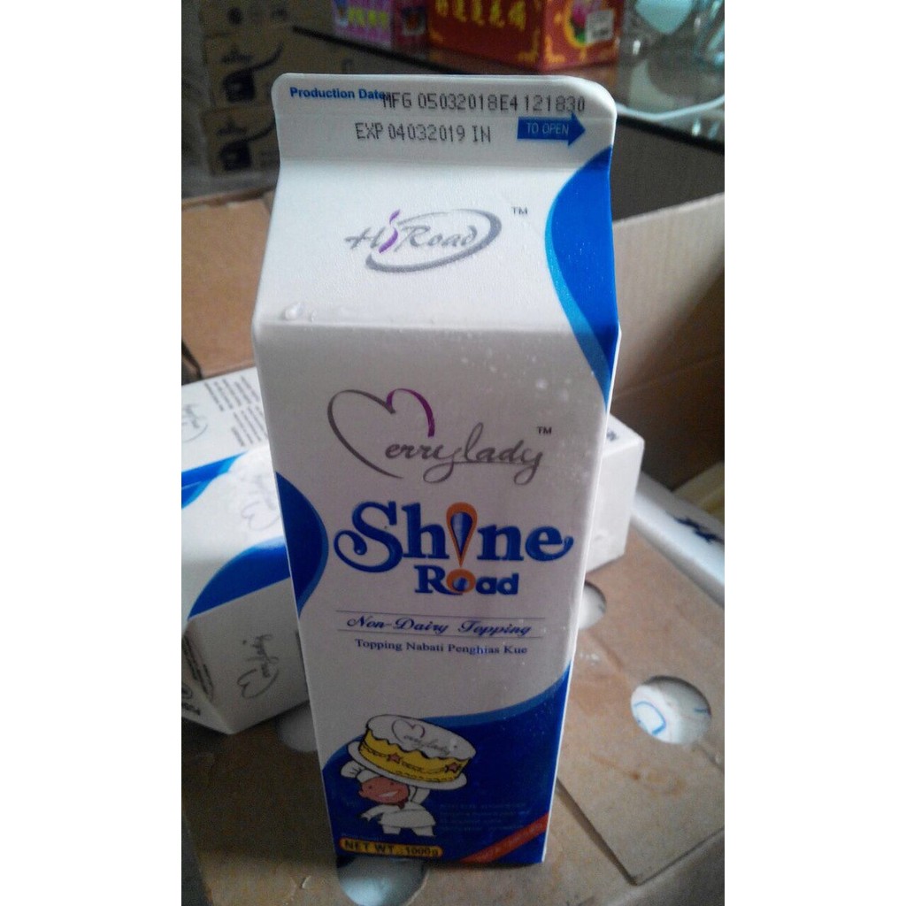 

BERGARANSI SHINE ROAD SHINEROAD whipping cream whip cream Kode 1226