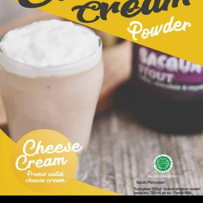 

NEW cheese tea cream powder 1 kg Kode 1251