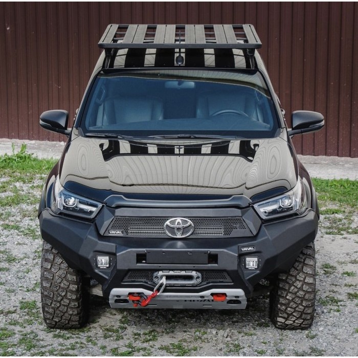 Bumper depan toyota hilux new rival aluminium