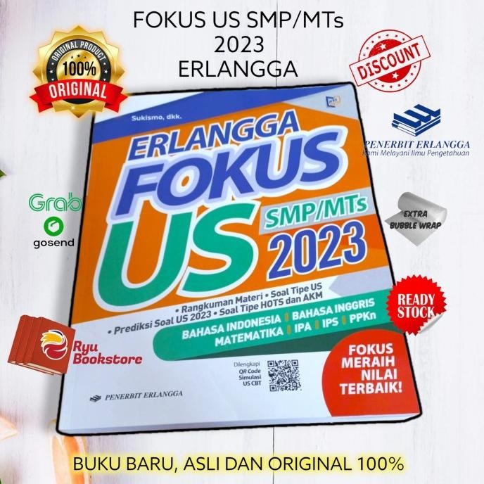 

Original Erlangga Fokus US SMP/MTs 2023