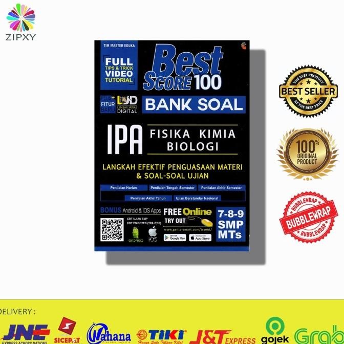 

Buku Best Score 100 Bank Soal IPA Latihan Soal SMP kelas 7-8-9