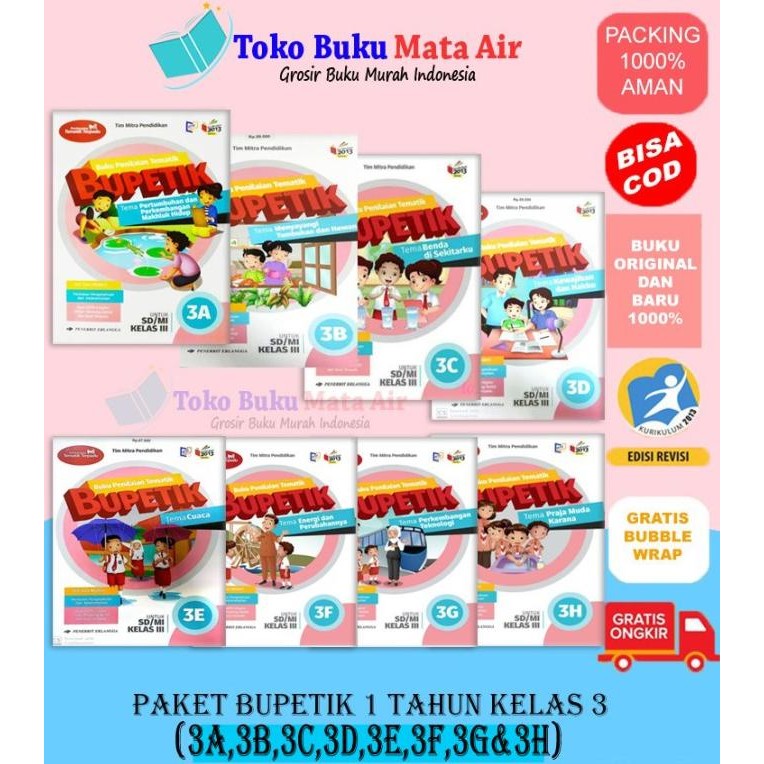 

BEST SELLER ORIGINAL PAKET BUPETIK 1 TAHUN KELAS 3 K13N ERLANGGA