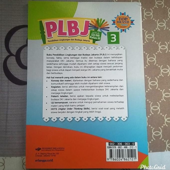 

BUKU PLBJ REVISI SD MI KELAS 3 KURIKULUM 2013 ERLANGGA