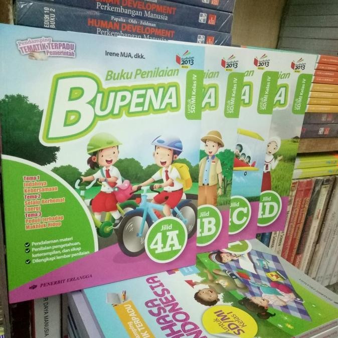 

paket 4 buku bupena untuk sd kelas 4
