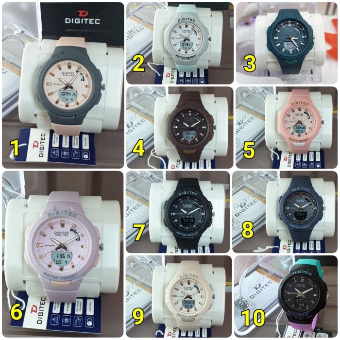 Jam Tangan Wanita / Cewe Digitec Dg 3082 Dg3082 - Hitam Boom Sale
