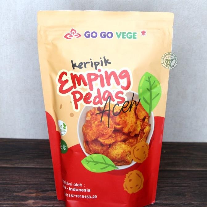 

READY STOCK GOGO VEGE KERIPIK EMPING PEDAS 170GR / SNACK VEGETARIAN !!!!!
