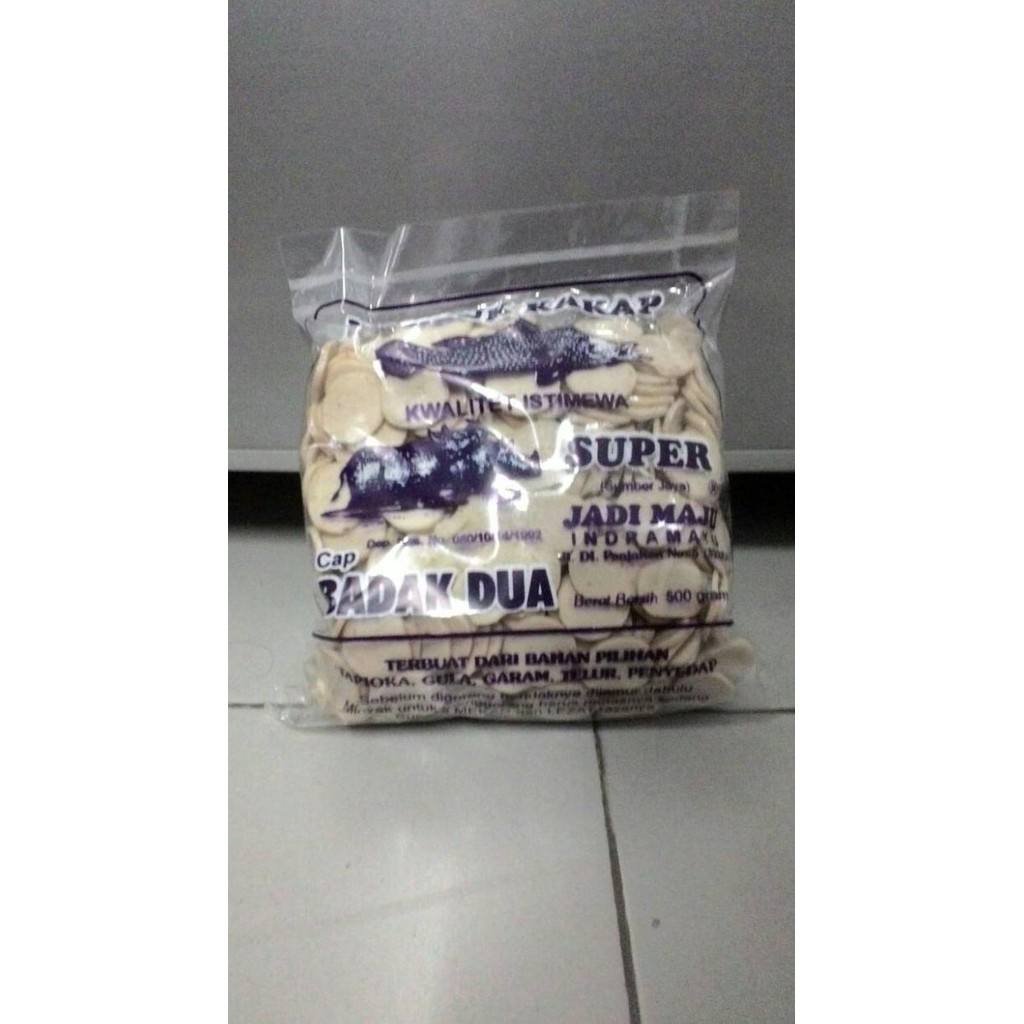 

NEW PRODUK KRUPUK IKAN KAKAP CAP BADAK DUA UK. KECIL MAKANAN SEHAT CEMILAN SNACK !!!!!