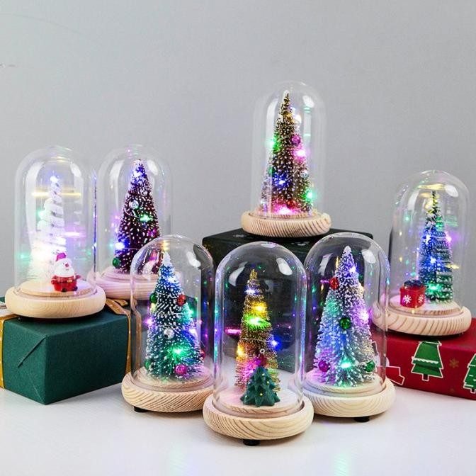 

Sale! Dekorasi natal pohon tabung mini LED