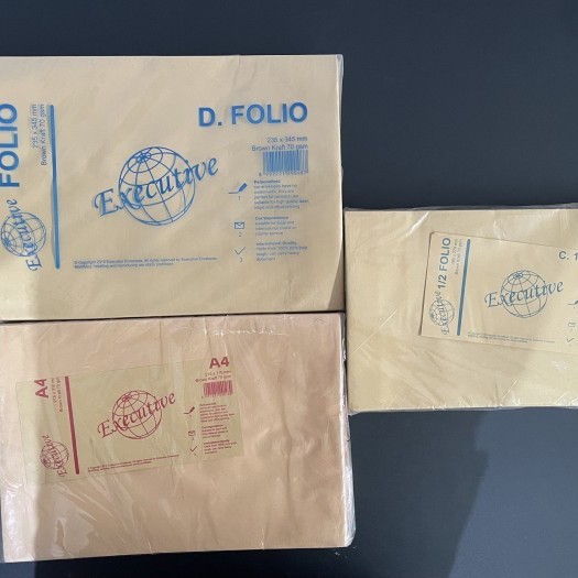 Amplop Coklat Executive 70 Gsm Brown Kraft Envelope Isi 100