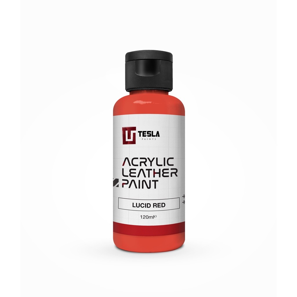 

ACRYLIC LEATHER PAINT - 120ML - LUCID RED