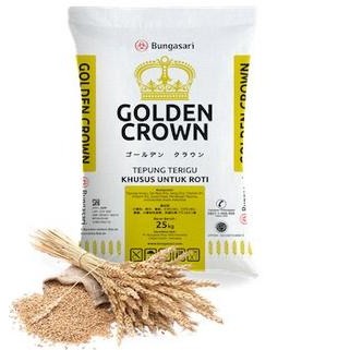 

Bungaari Golden Crown Tepung Teru Huu Untu Roti 25 G
