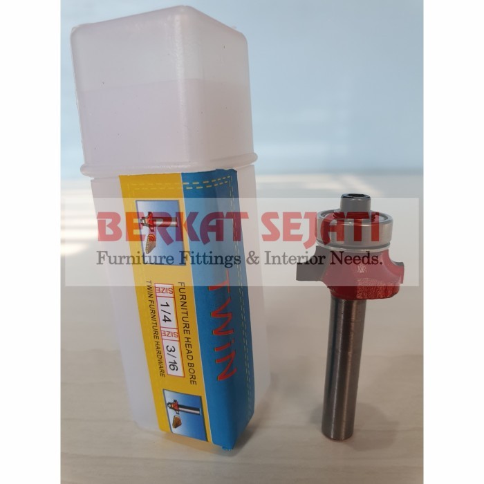 Mata Router Untuk Edging R2 (2Mm) Round Over Bits Trimmer Profil Hpl