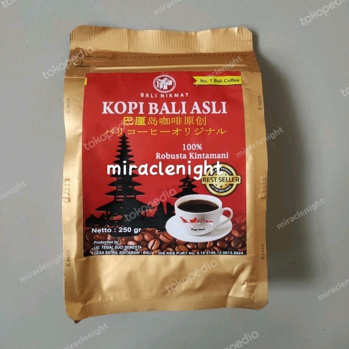 Kopi Bali Asli Robusta Kintamani 250Gr