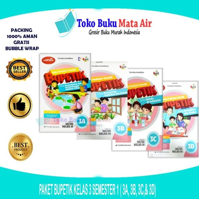 

BEST SELLER PAKET BUPETIK KELAS 3 SEMESTER 1 SD/MI K13N ERLANGGA