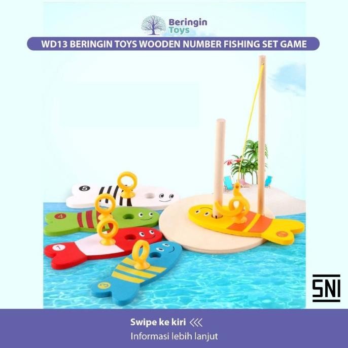 

WOODEN FISHING NUMBER SET GAME | MAINAN EDUKASI ANAK BELAJAR MEMANCING ANGKA SIAP KIRIM