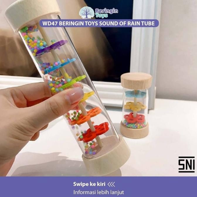 

SOUND OF RAIN TUBE | SENSORY TOYS FOR BABY | MAINAN EDUKASI MUSIK STIMULASI SENSORI ANAK SIAP KIRIM