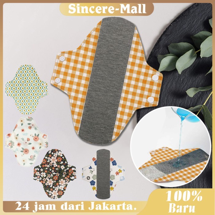 Pembalut Cuci Ulang Reusable Menstrual Pad Pembalut Kain Wanita Kain Menstruasi Pembalut Kain