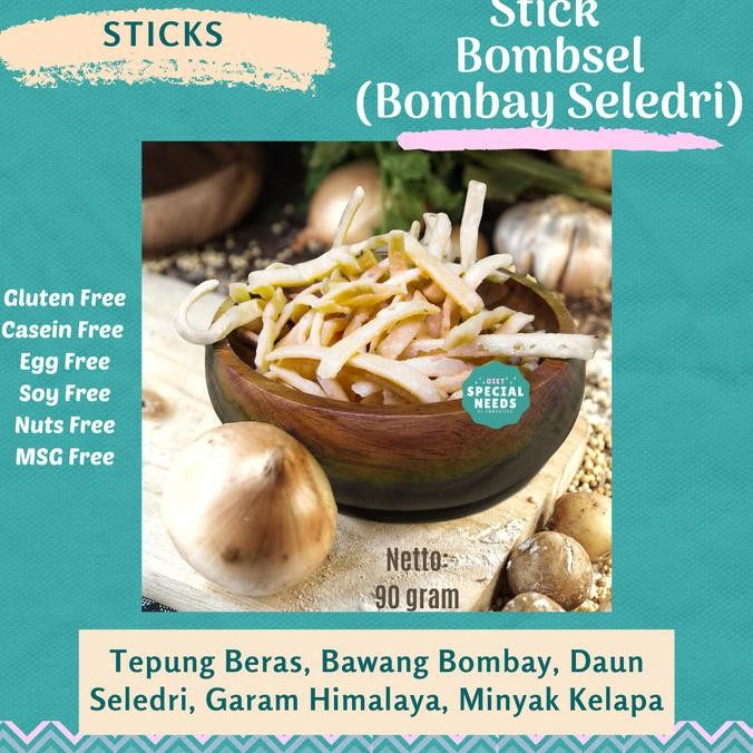 

BIG SALE STICK BOMBAY SELEDRI NON MSG - GLUTEN, EGG FREE - DIET SPECIAL NEEDS !!!!!