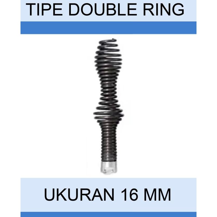 

DRAIN CLEANER HEAD CUTTER 16MM TIPE DOUBLE RING SIAP KIRIM