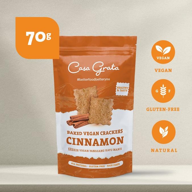 

TERBARU CASA GRATA CINNAMON SWEET CRACKERS - 70 GRAM !!!!!